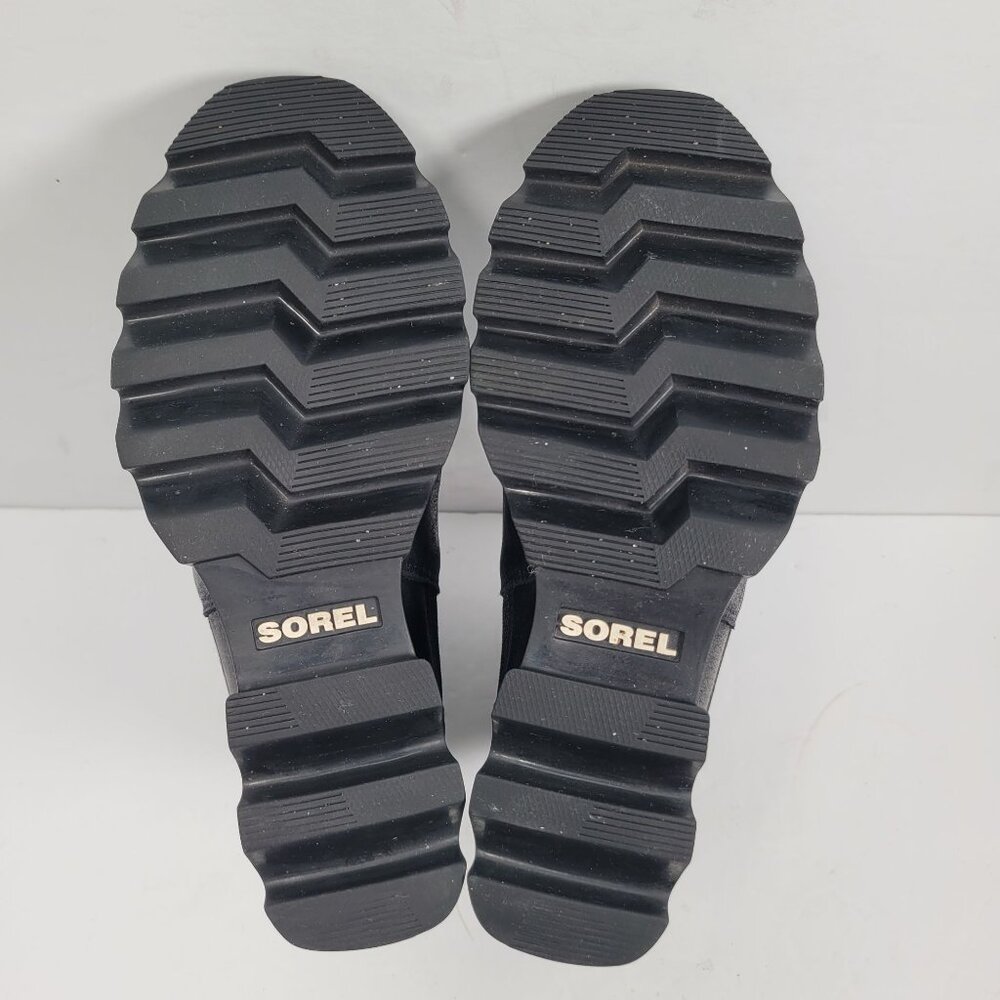 Sorel Women's Black Joan Of Arctic Wedge III Chelsea Boots NL4355-010 US Size 5 - Picture 7 of 10